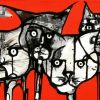 11 Cats  30 x 122 cm Sold